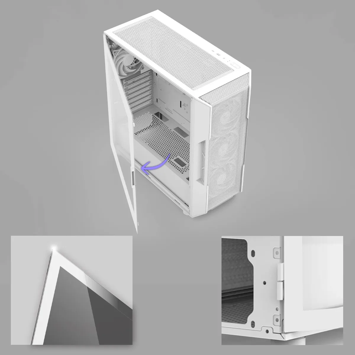 Корпус Zalman i3 Neo ARGB V2 White - мініатюра 10