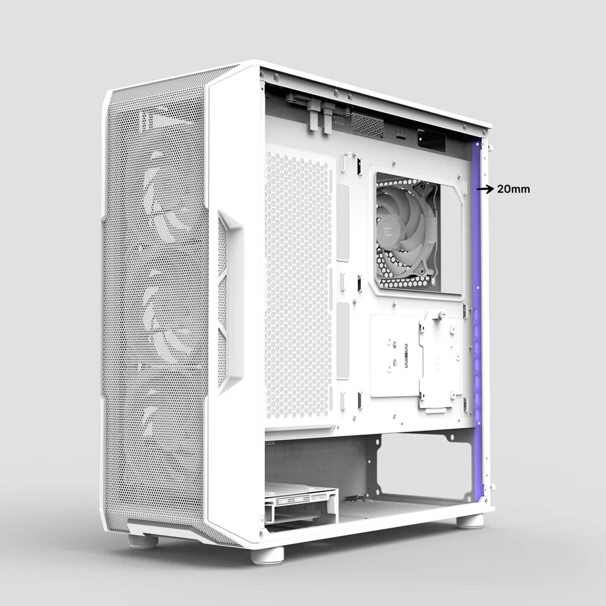 Корпус Zalman i3 Neo ARGB V2 White - мініатюра 9