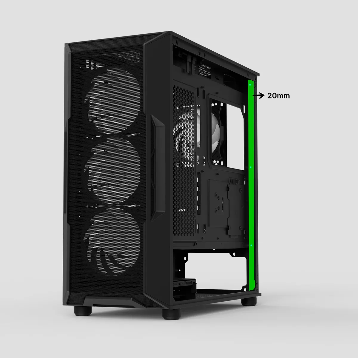 Корпус Zalman i3 Neo ARGB V2 Black - мініатюра 13
