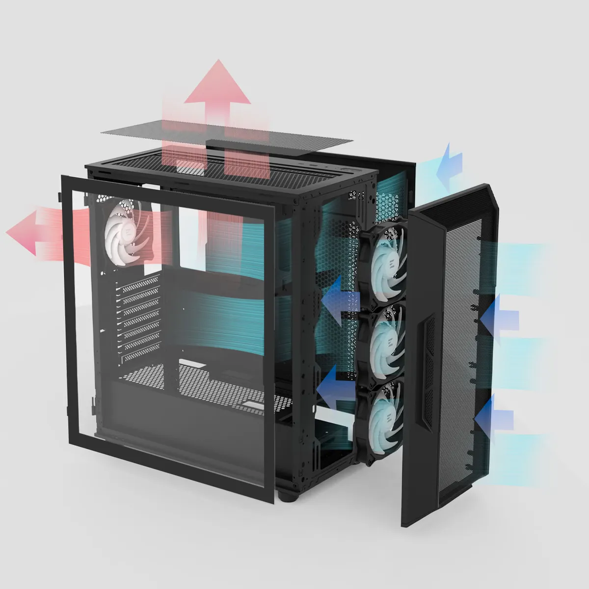 Корпус Zalman i3 Neo ARGB V2 Black - мініатюра 14