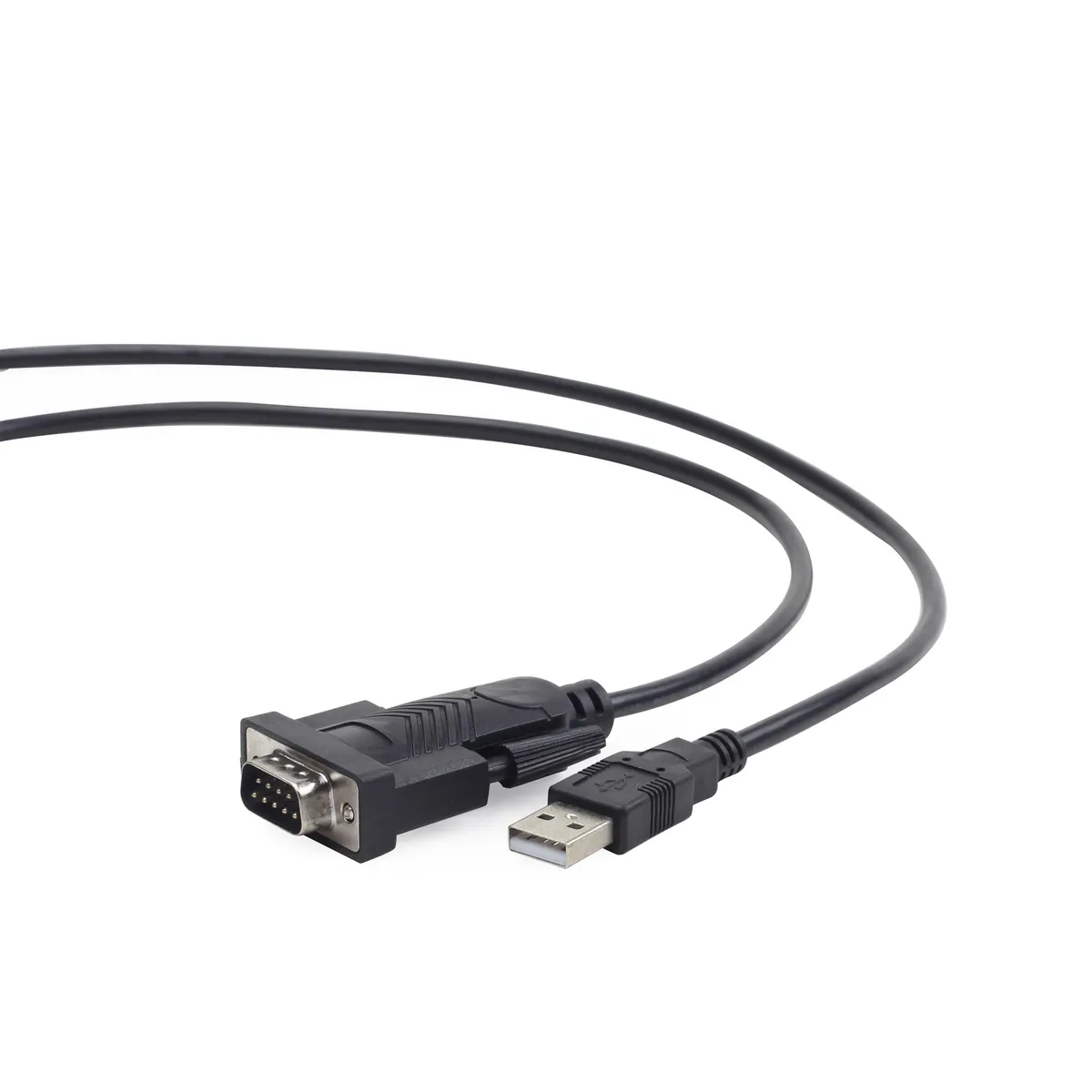 Кабель Cablexpert USB - COM (M/M), 1.5 м, чорний (UAS-DB9M-02) - зображення 1