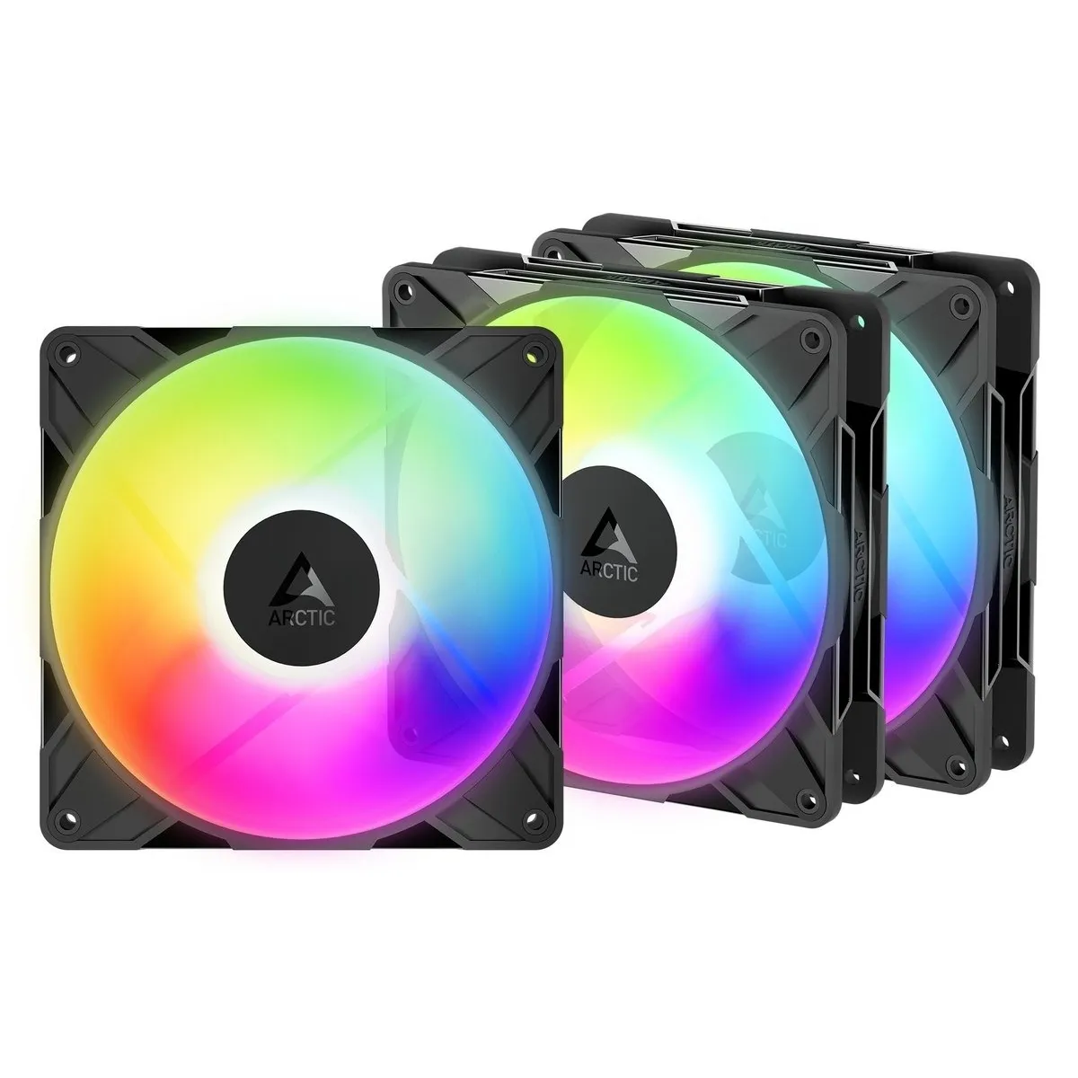 Вентилятор Arctic P14 Pro Reverse A-RGB Black - 3 Pack (ACFAN00327A) - зображення 1