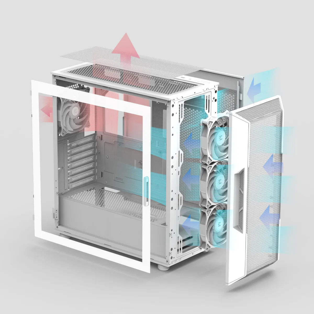 Корпус Zalman i3 Neo V2 White - мініатюра 13