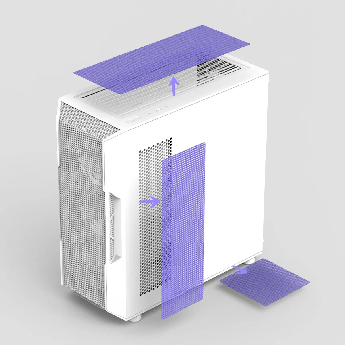 Корпус Zalman i3 Neo V2 White - мініатюра 14