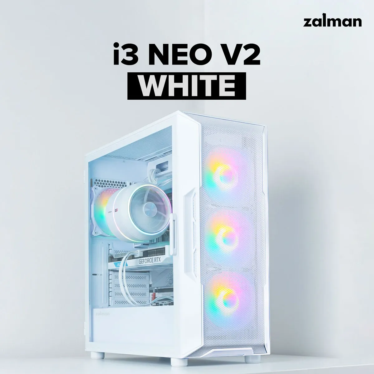 Корпус Zalman i3 Neo V2 White - мініатюра 17