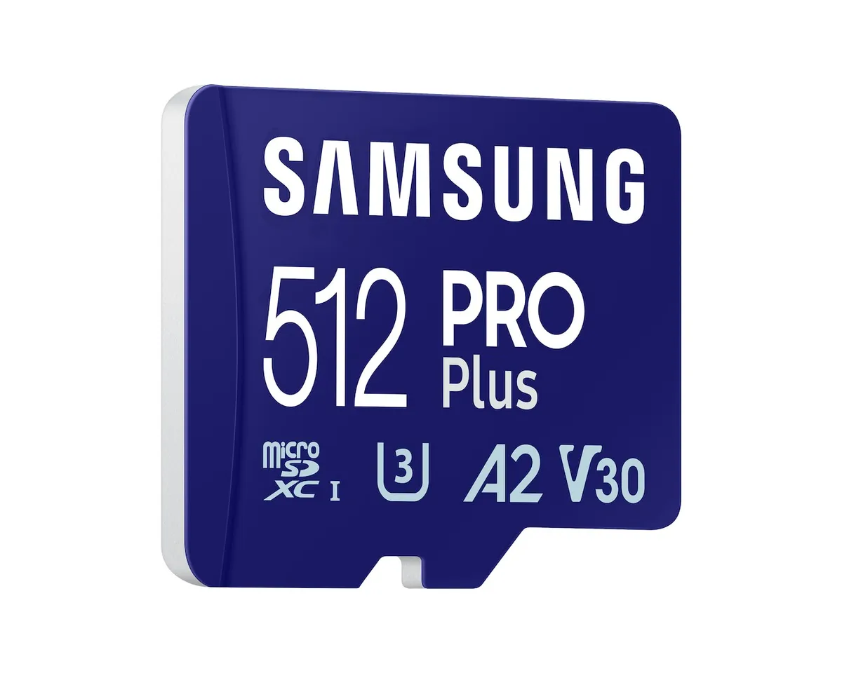 Карта пам`яті MicroSDXC 512GB UHS-I/U3 Class 10 Samsung Pro Plus + SD-адаптер (MB-MD512SA/EU) - мініатюра 2