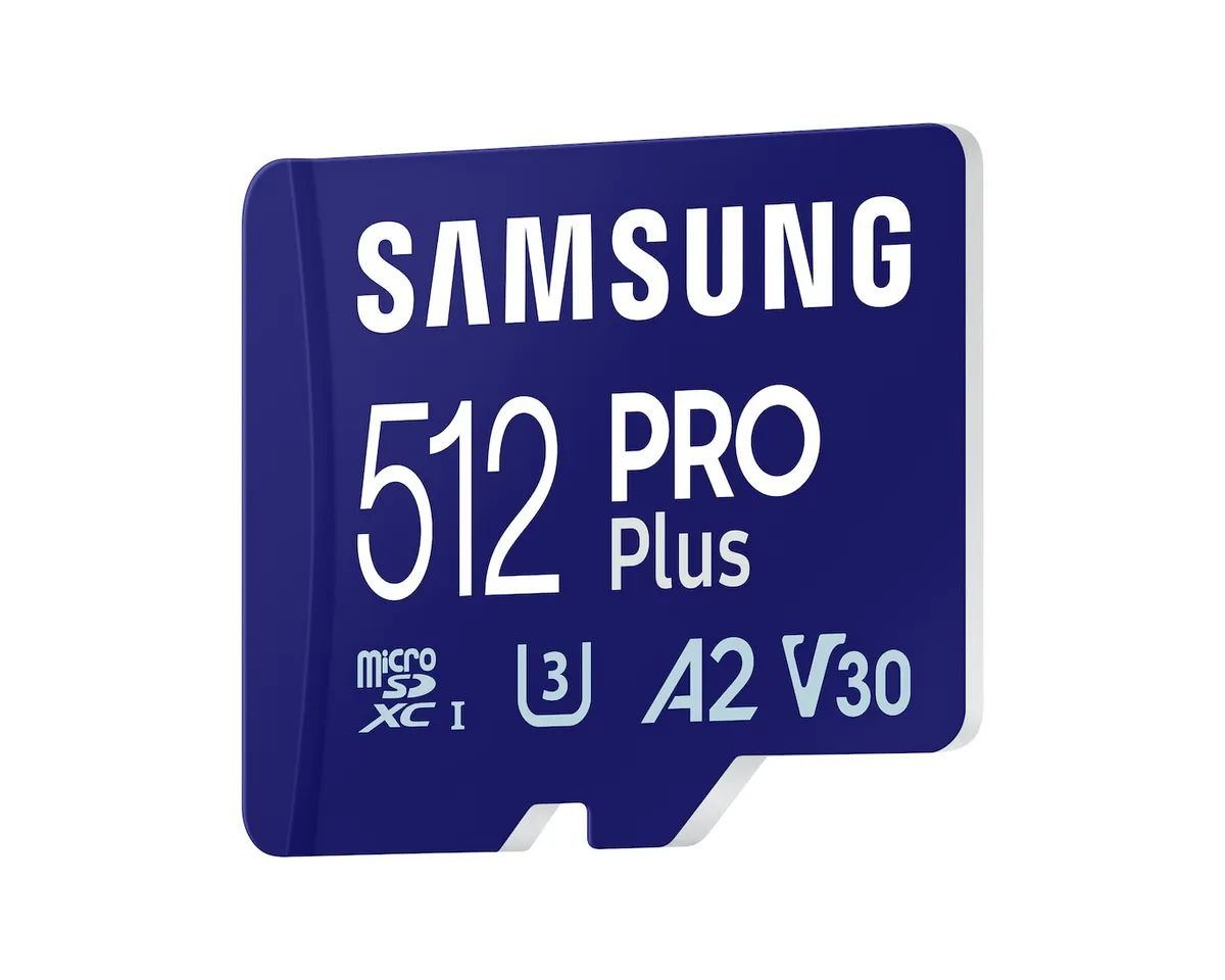 Карта пам`яті MicroSDXC 512GB UHS-I/U3 Class 10 Samsung Pro Plus + SD-адаптер (MB-MD512SA/EU) - мініатюра 3