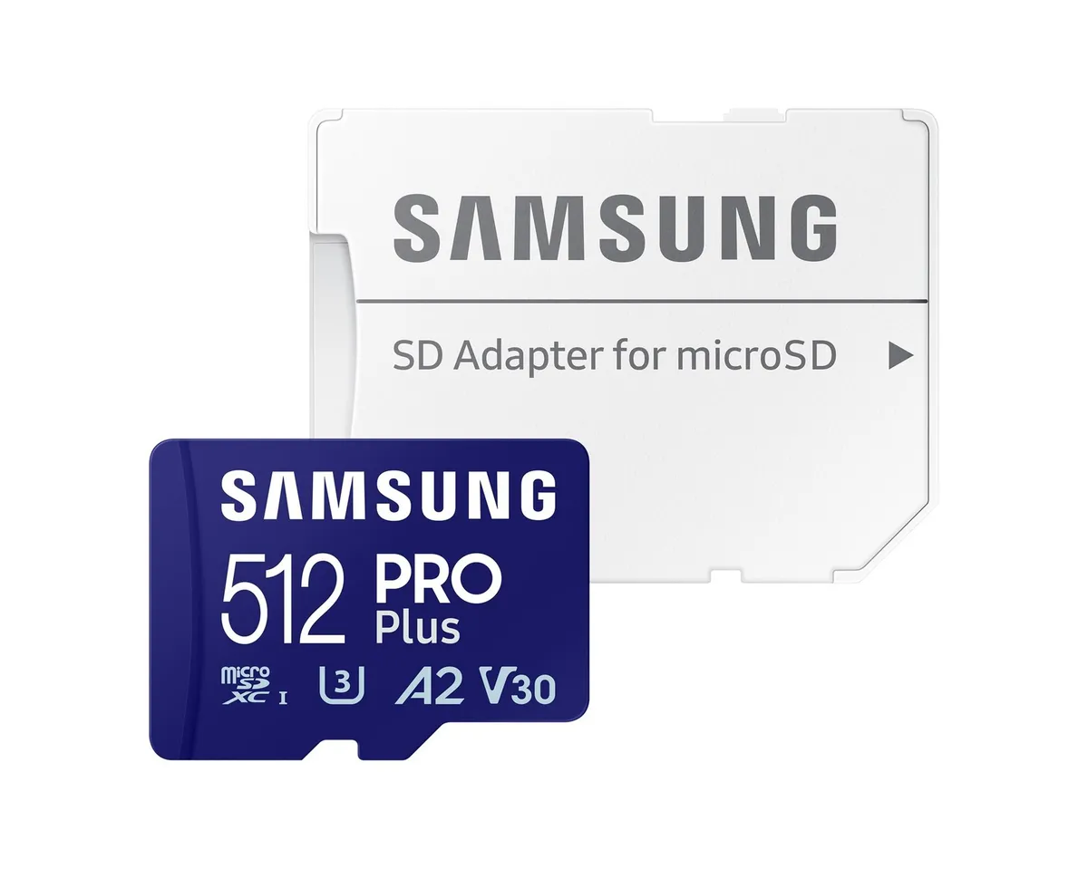 Карта пам`яті MicroSDXC 512GB UHS-I/U3 Class 10 Samsung Pro Plus + SD-адаптер (MB-MD512SA/EU) - мініатюра 5