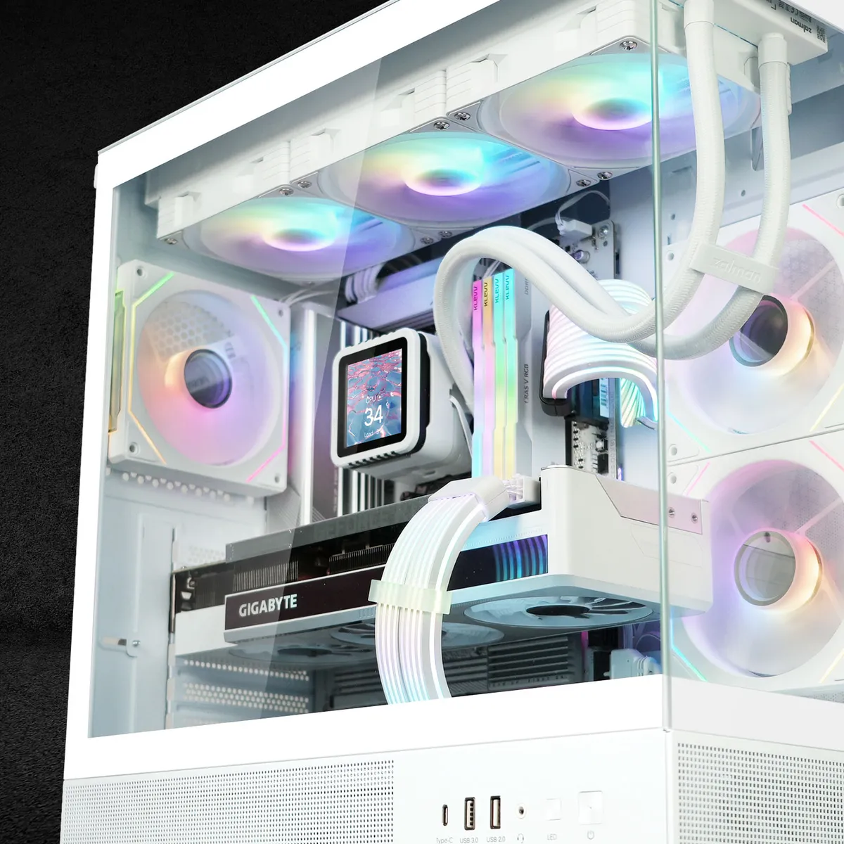 Корпус Zalman Chronix V2 White - мініатюра 15