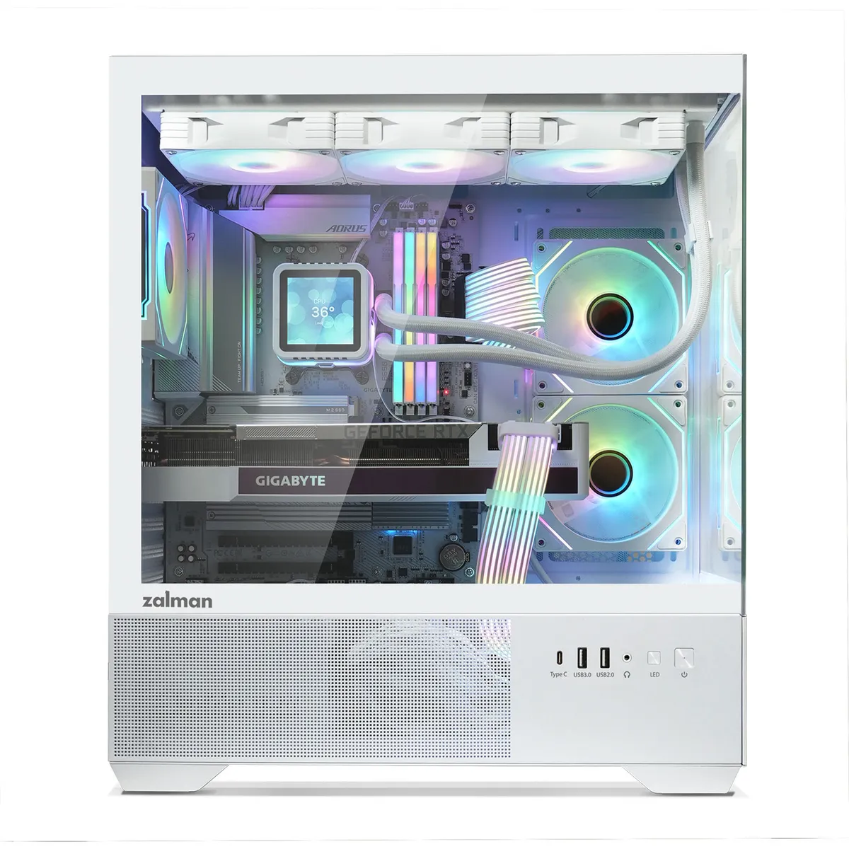 Корпус Zalman Chronix V2 White - мініатюра 2