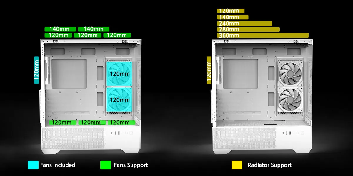 Корпус Zalman Chronix V2 White - мініатюра 9