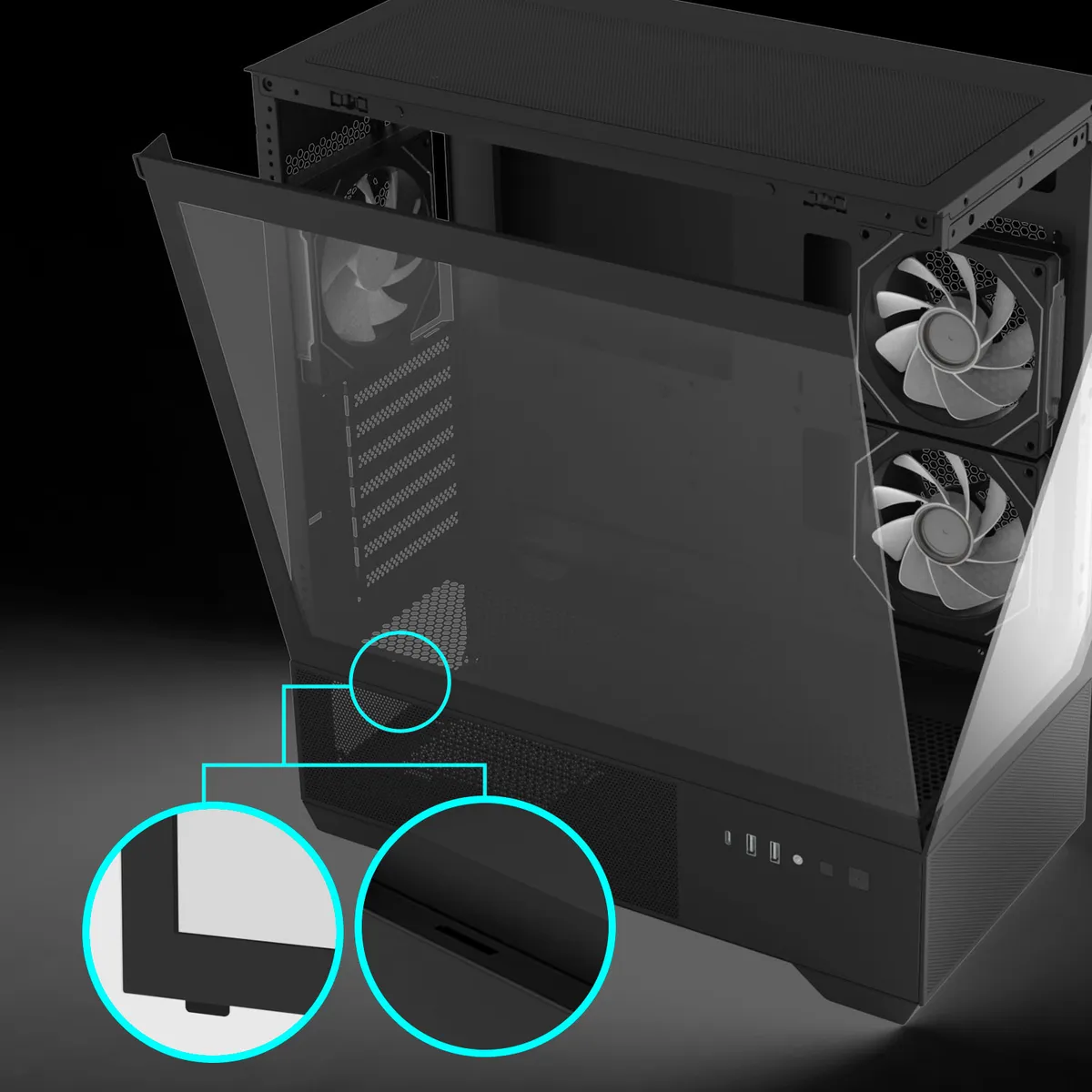 Корпус Zalman Chronix V2 Black - мініатюра 14