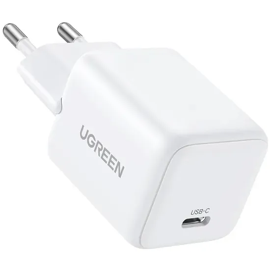 Зарядний пристрій Ugreen X512 1xUSB 20W (USB-C) White (55554) - мініатюра 2