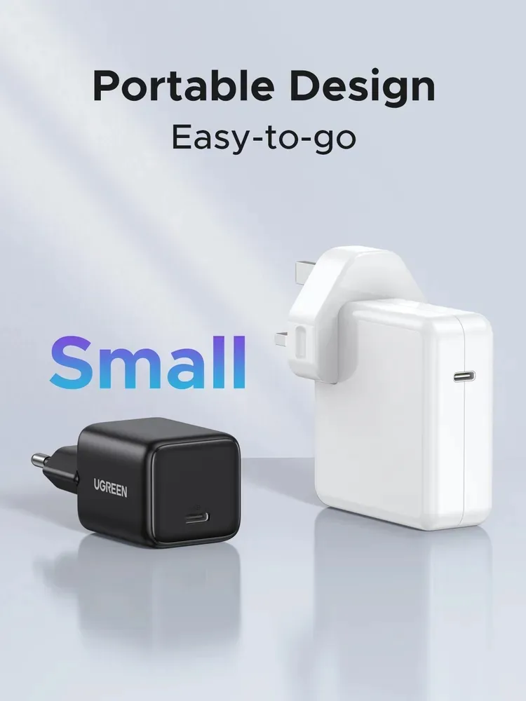 Зарядний пристрій Ugreen X512 1xUSB 20W (USB-C) Black (55553) - мініатюра 5