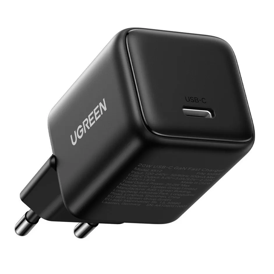 Зарядний пристрій Ugreen X512 1xUSB 20W (USB-C) Black (55553) - мініатюра 6