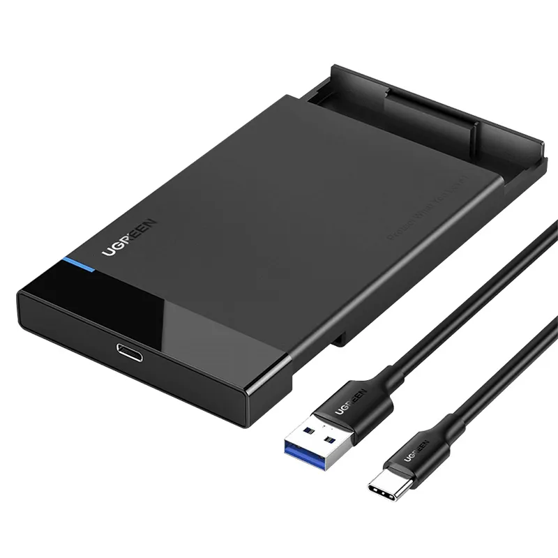 Зовнішня кишеня Ugreen для 2.5" HDD/SSD USB 3.1 US221 Black (50743) - зображення 1