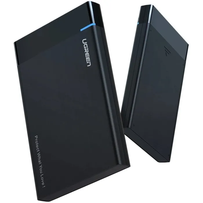 Зовнішня кишеня Ugreen для 2.5" HDD/SSD USB 3.0 US221 Black (30848) - мініатюра 3
