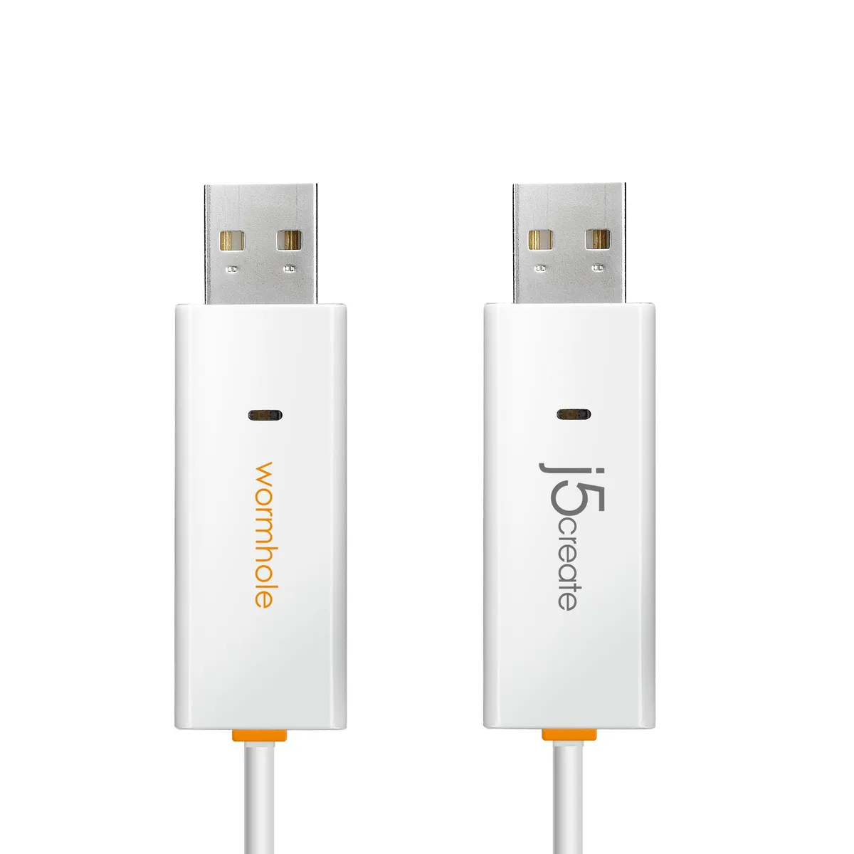Адаптер J5create USB-A/USB-A (M/M), 1.8 м, White (JUC400-N) - зображення 1