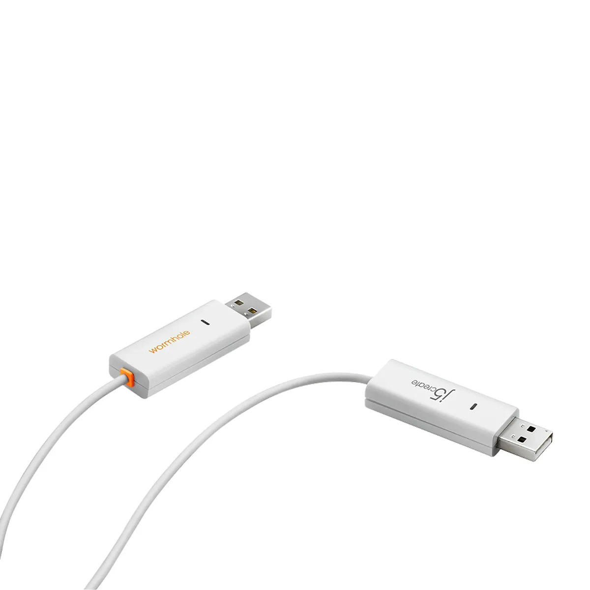 Адаптер J5create USB-A/USB-A (M/M), 1.8 м, White (JUC400-N) - мініатюра 3