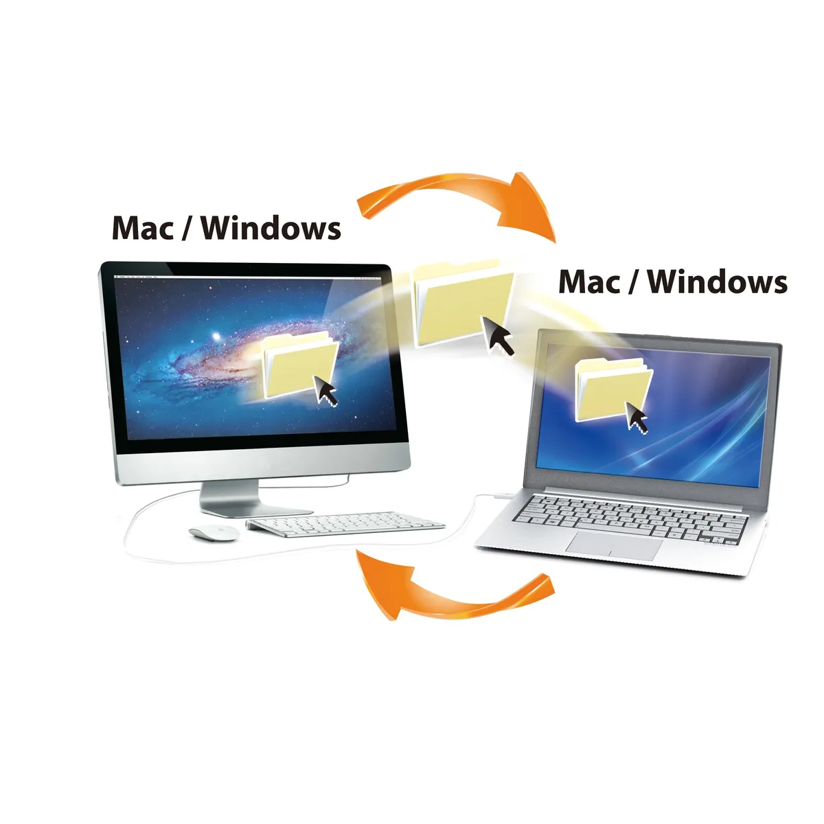Адаптер J5create USB-A/USB-A (M/M), 1.8 м, White (JUC400-N) - мініатюра 9
