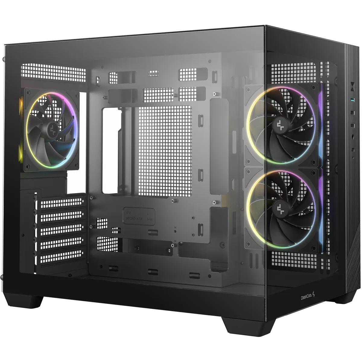 Корпус DeepCool CG330 3F Black (R-CG330-BKNGM3-G) без БЖ - мініатюра 11