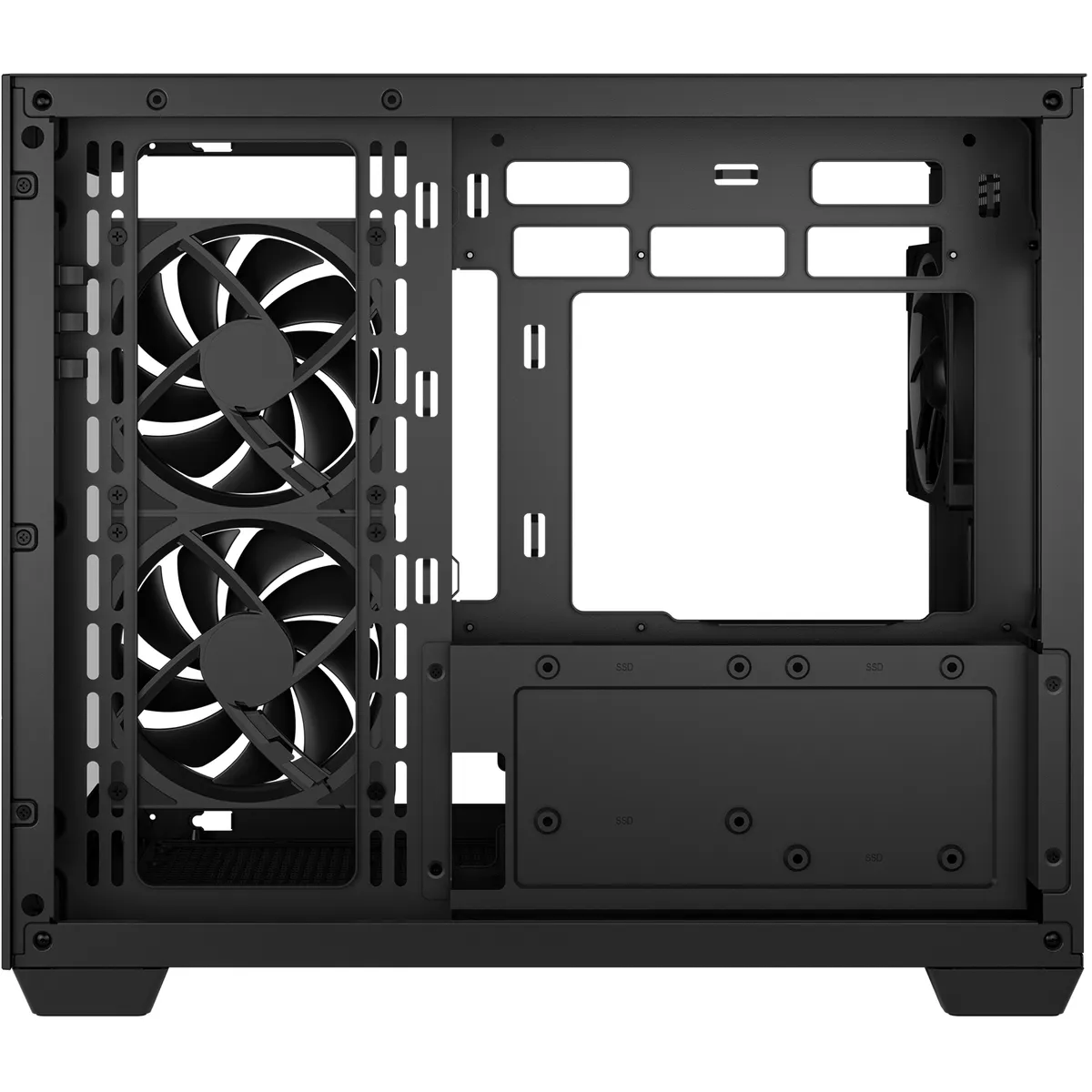 Корпус DeepCool CG330 3F Black (R-CG330-BKNGM3-G) без БЖ - мініатюра 4
