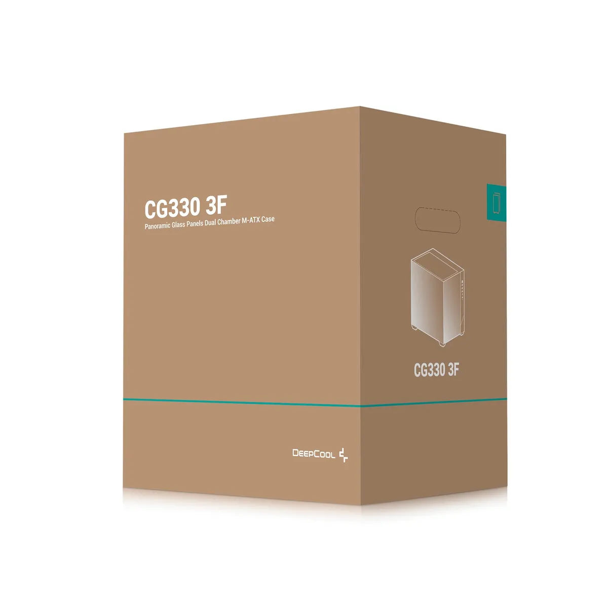 Корпус DeepCool CG330 3F Black (R-CG330-BKNGM3-G) без БЖ - мініатюра 5