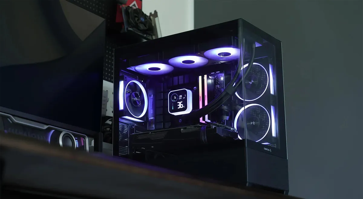 Корпус DeepCool CG380 3F Black (R-CG380-BKAGM3-G) без БЖ - мініатюра 12