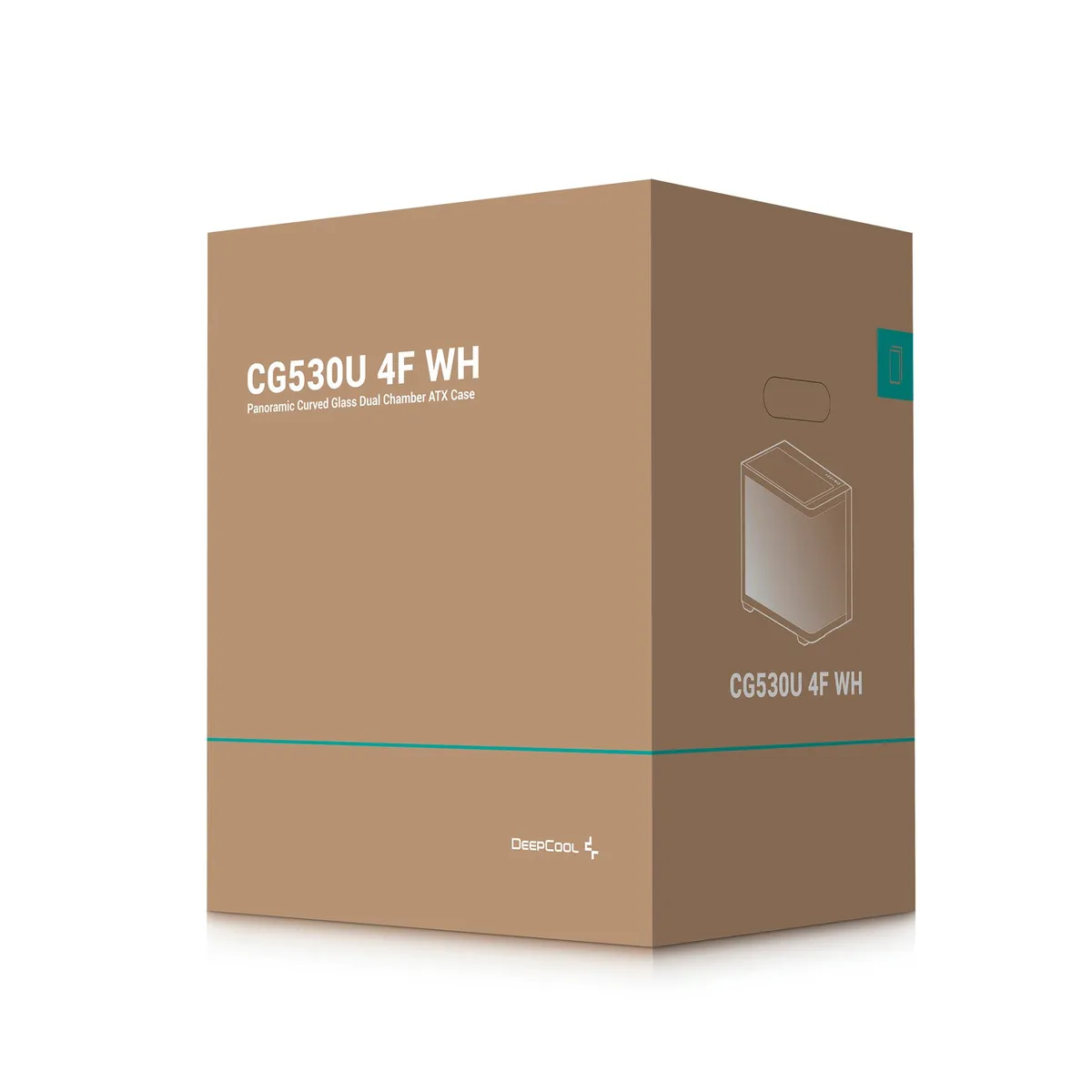 Корпус DeepCool CG530U 4F White (R-CG530U-WHAGA4-G) без БЖ - мініатюра 2