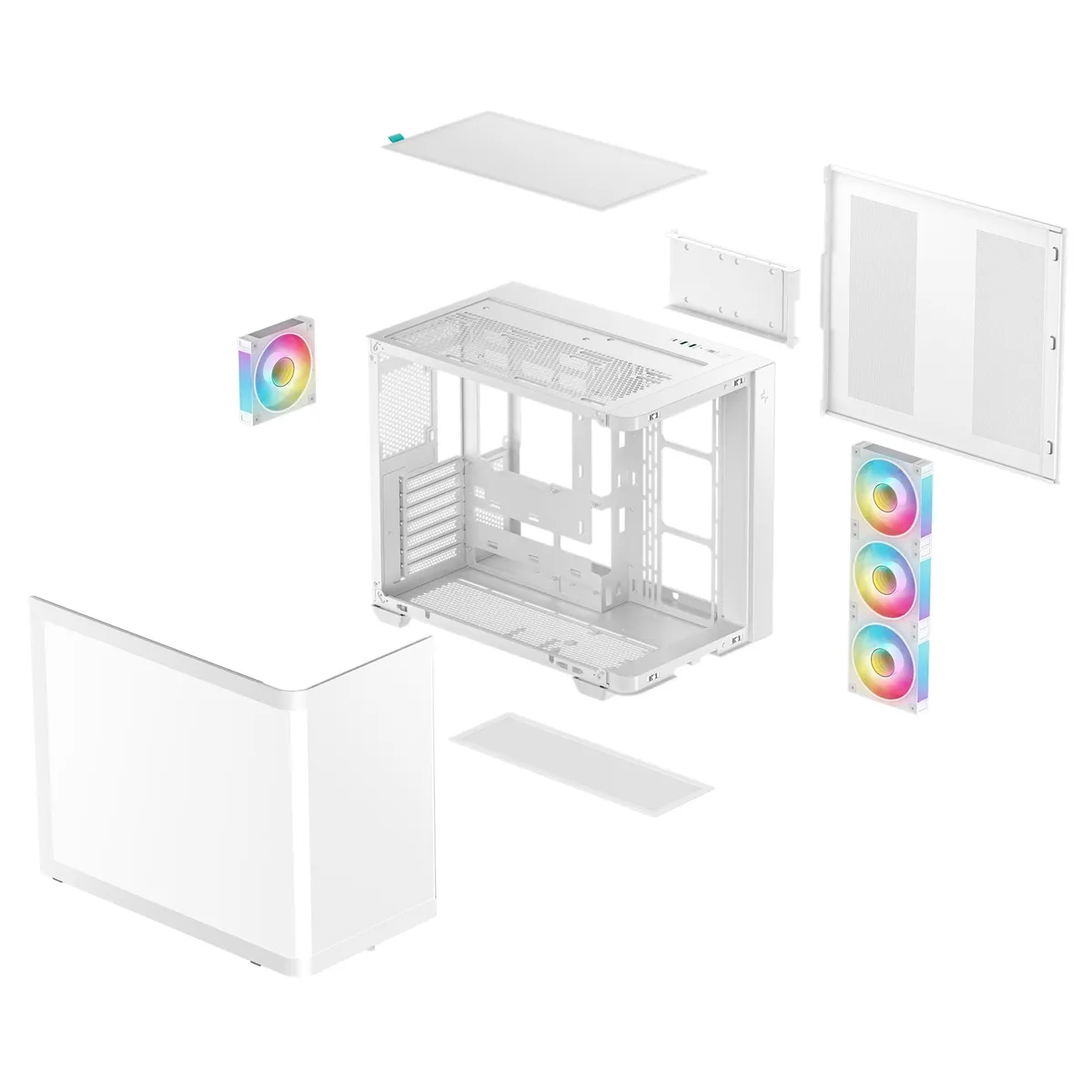 Корпус DeepCool CG530U 4F White (R-CG530U-WHAGA4-G) без БЖ - мініатюра 3