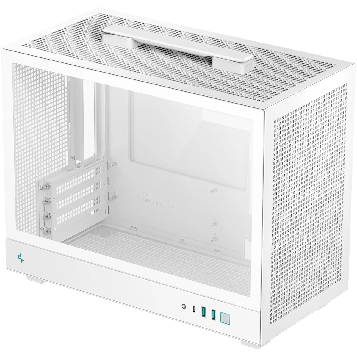 Корпус DeepCool CH160 Plus White (R-CH160-WHNGM0-G) без БЖ - зображення 1