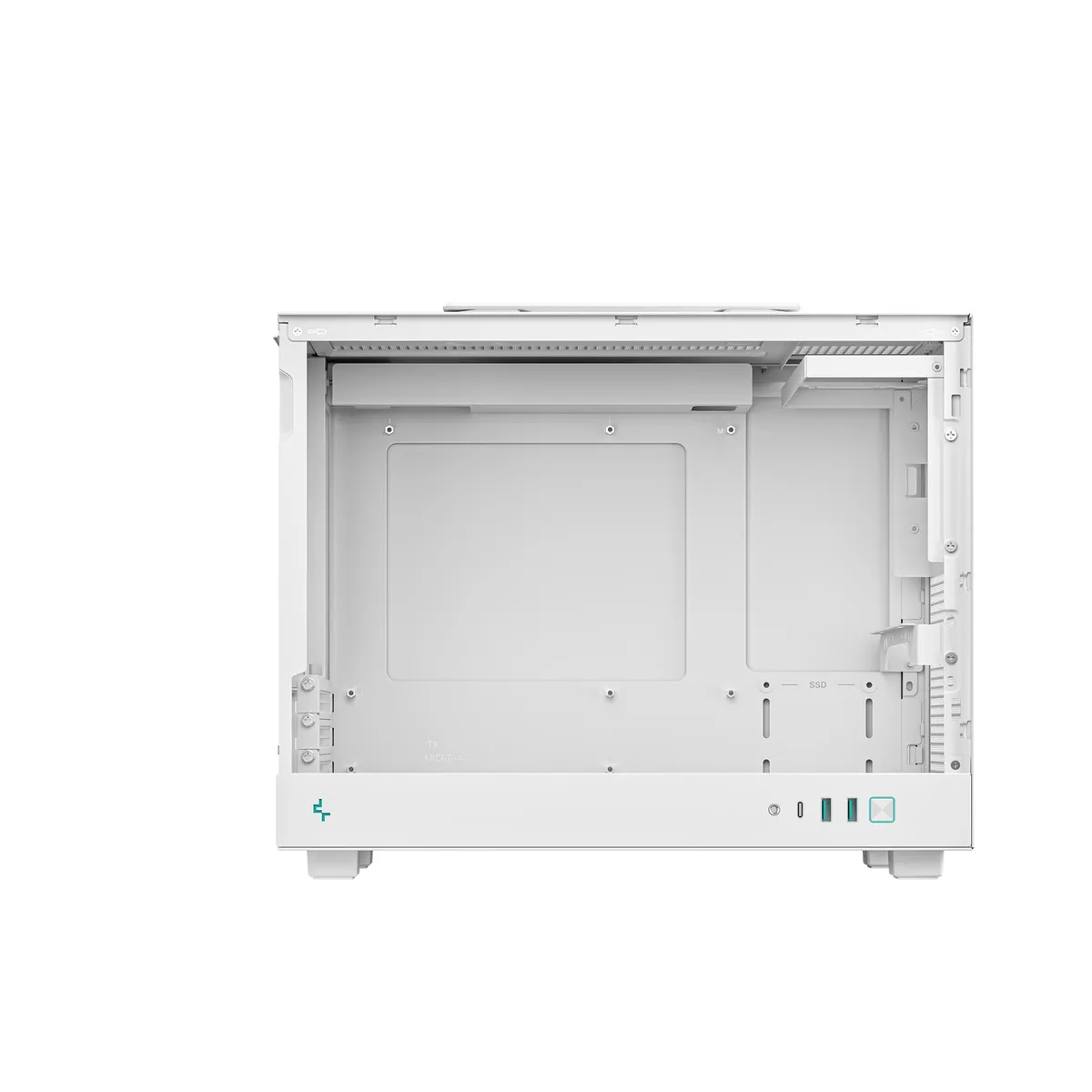 Корпус DeepCool CH160 Plus White (R-CH160-WHNGM0-G) без БЖ - мініатюра 8