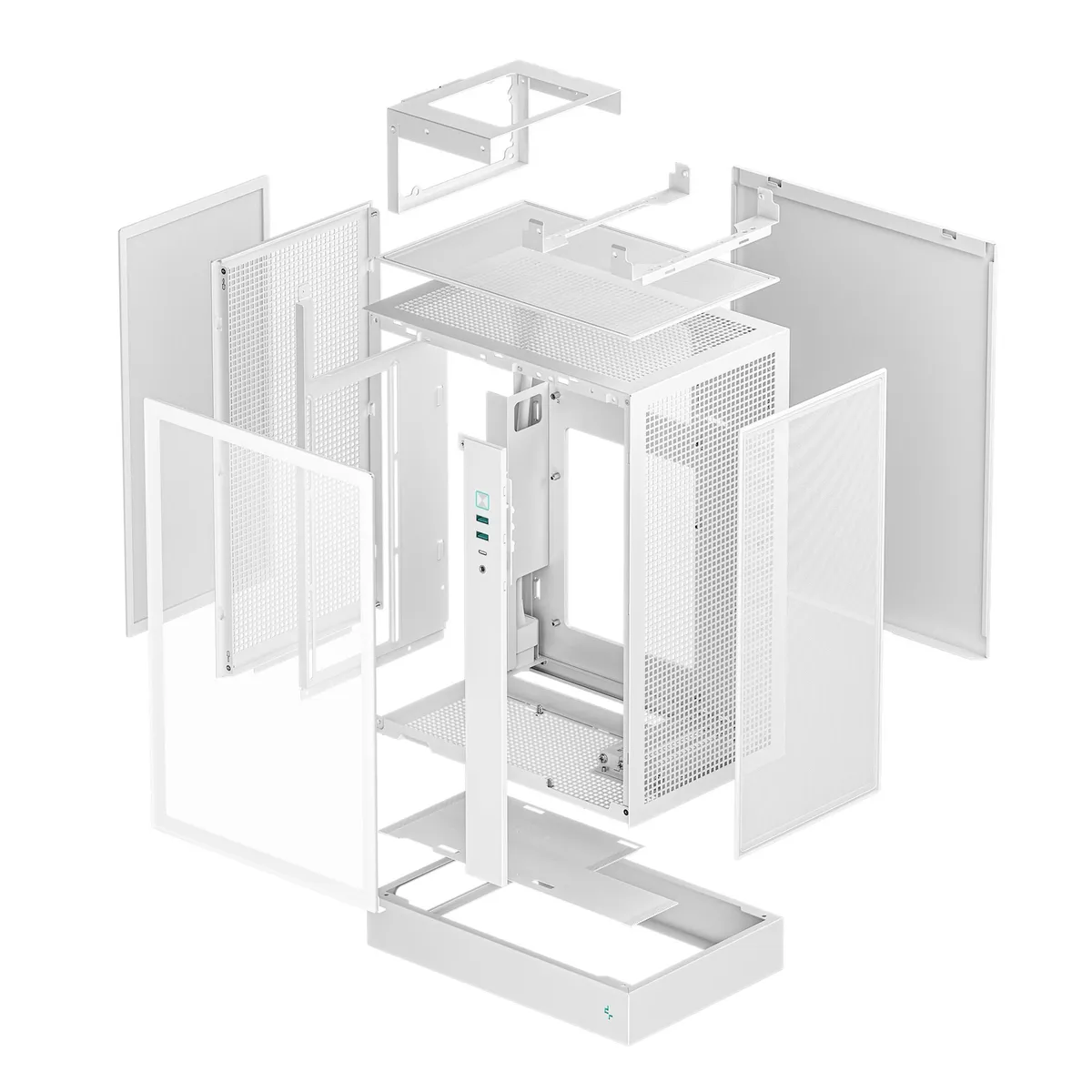 Корпус DeepCool CH170 Plus White (R-CH170-WHNGM0-G) без БЖ - мініатюра 3
