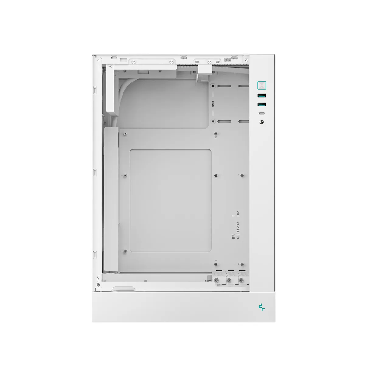 Корпус DeepCool CH170 Plus White (R-CH170-WHNGM0-G) без БЖ - мініатюра 8