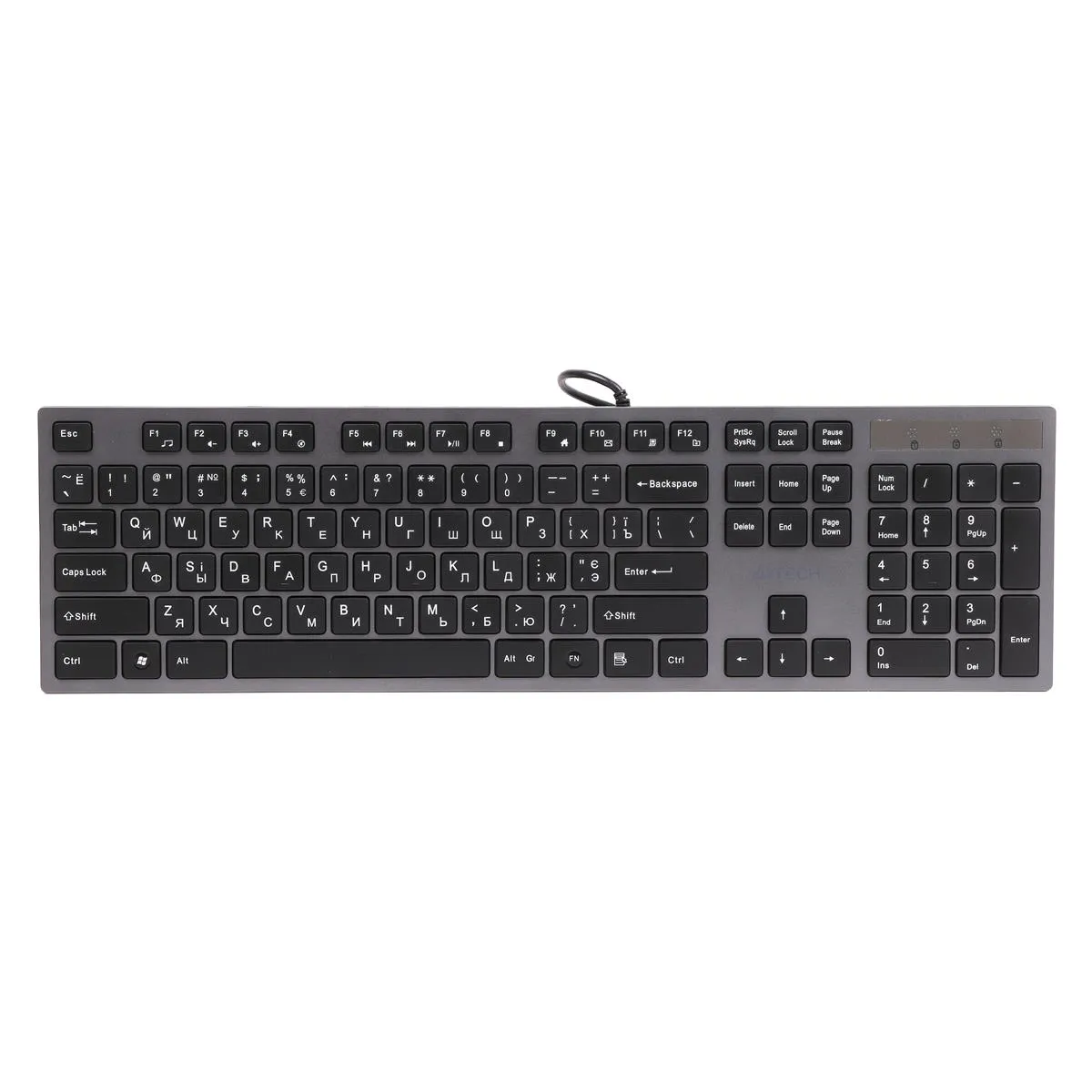 Клавiатура A4Tech KV-300H Grey/Black - мініатюра 5