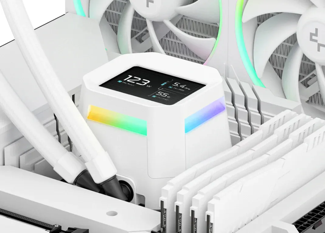 Система водяного охолодження DeepCool LM360 WH (R-LM360-WHDMMC-1) - мініатюра 7
