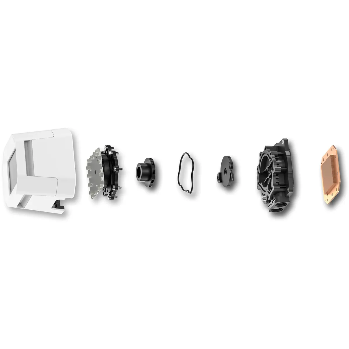 Система водяного охолодження DeepCool LM360 WH (R-LM360-WHDMMC-1) - мініатюра 8