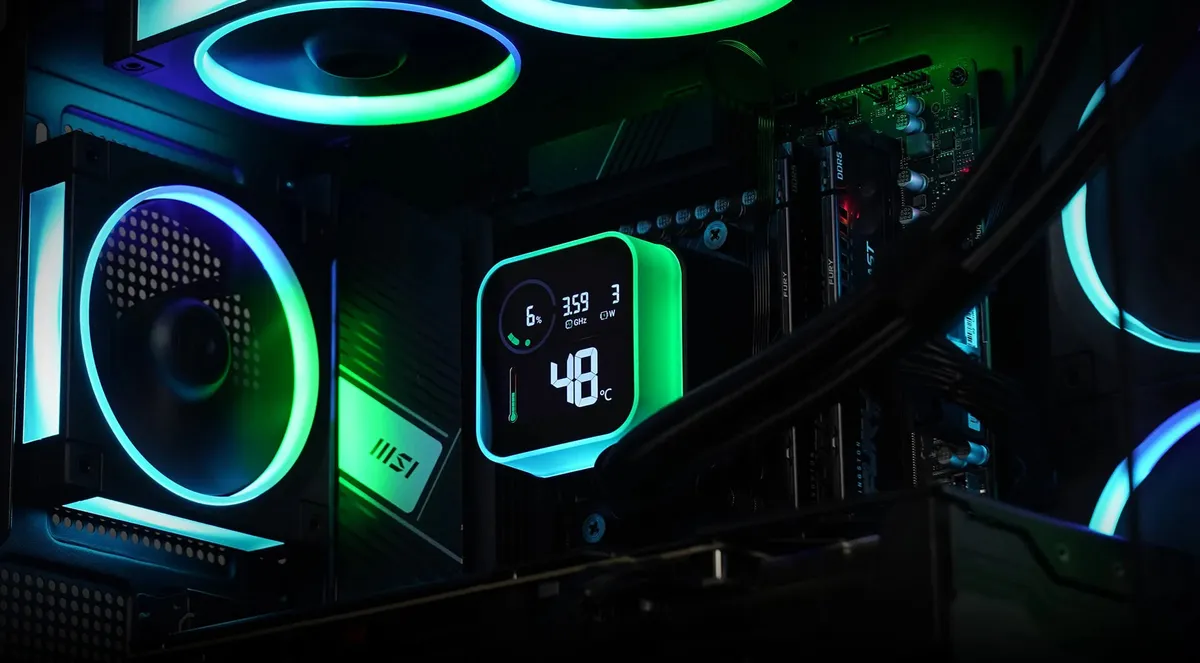 Система водяного охолодження DeepCool LQ360 Ultra ARGB Black (R-LQ360-BKASMC-G-1) - мініатюра 10