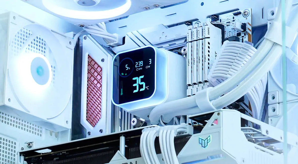 Система водяного охолодження DeepCool LQ360 Ultra ARGB WH (R-LQ360-WHASMC-G-1) - мініатюра 13