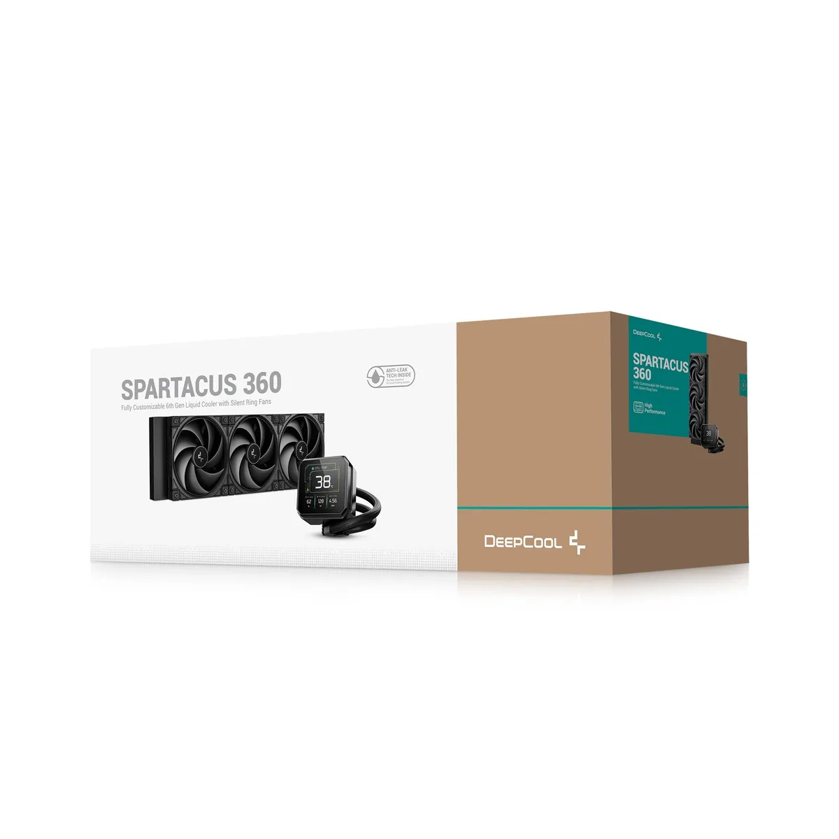 Система водяного охолодження DeepCool Spartacus 360 Black (R-SPT360-BKDSMP-G-1) - мініатюра 3