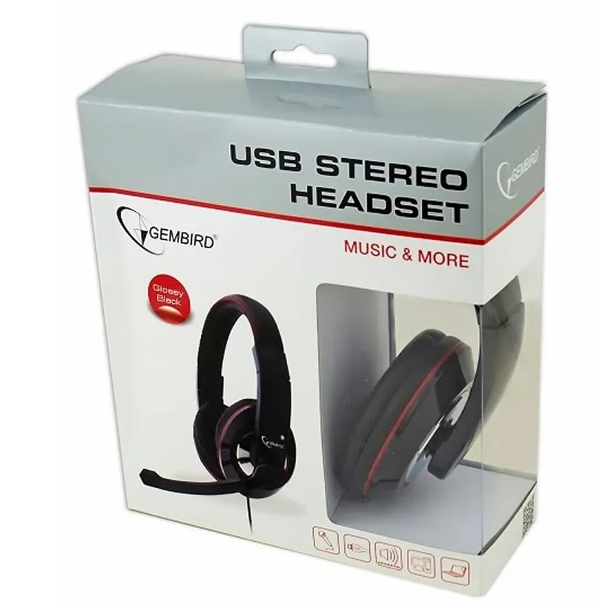 Гарнітура Gembird MHS-001 Black - мініатюра 6