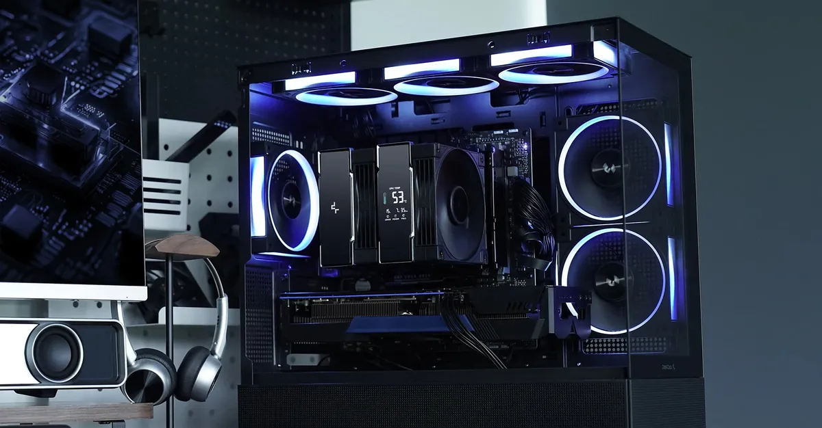 Кулер процесорний DeepCool AK620 G2 Digital NYX Black (R-AK620G2-BKNNMN-GJD-1) - мініатюра 10
