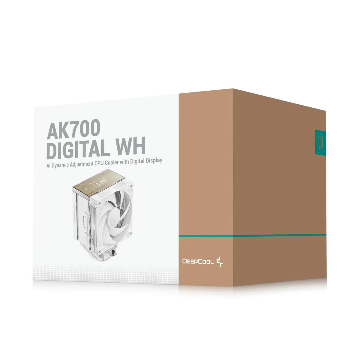 Кулер процесорний DeepCool AK700 Digital WH (R-AK700-WHNDMN-GJD) - мініатюра 2