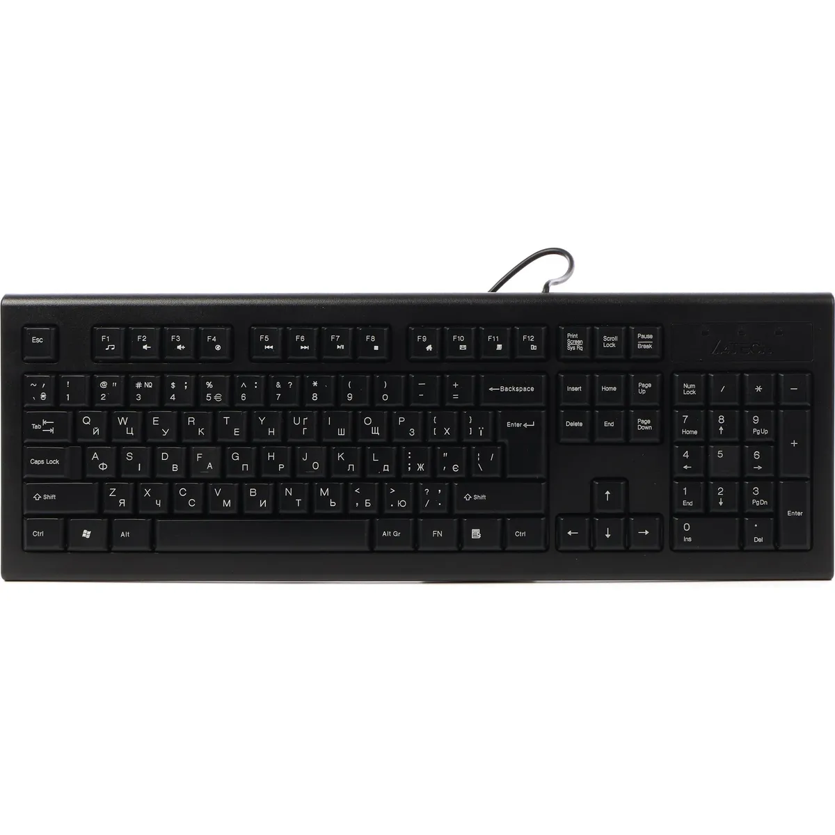 Клавіатура A4Tech KR-85 USB Black  - мініатюра 3