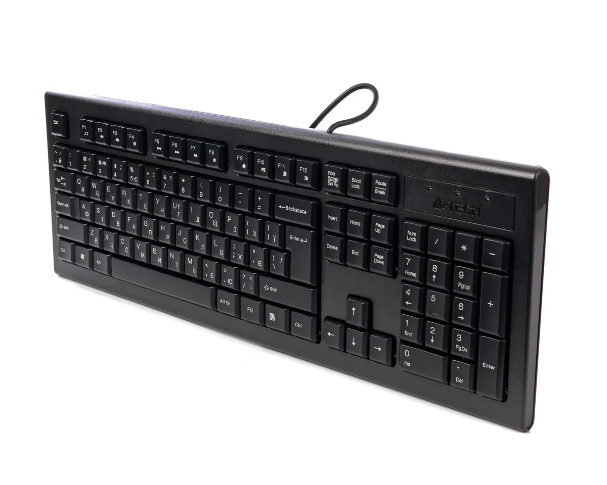 Клавіатура A4Tech KR-85 USB Black  - мініатюра 4