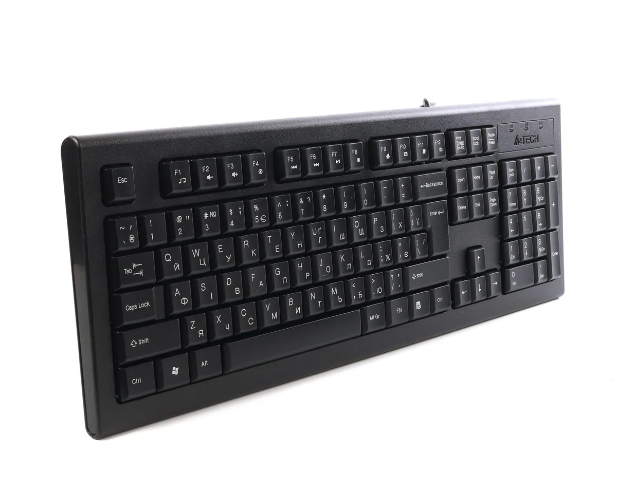 Клавіатура A4Tech KR-85 USB Black  - мініатюра 5