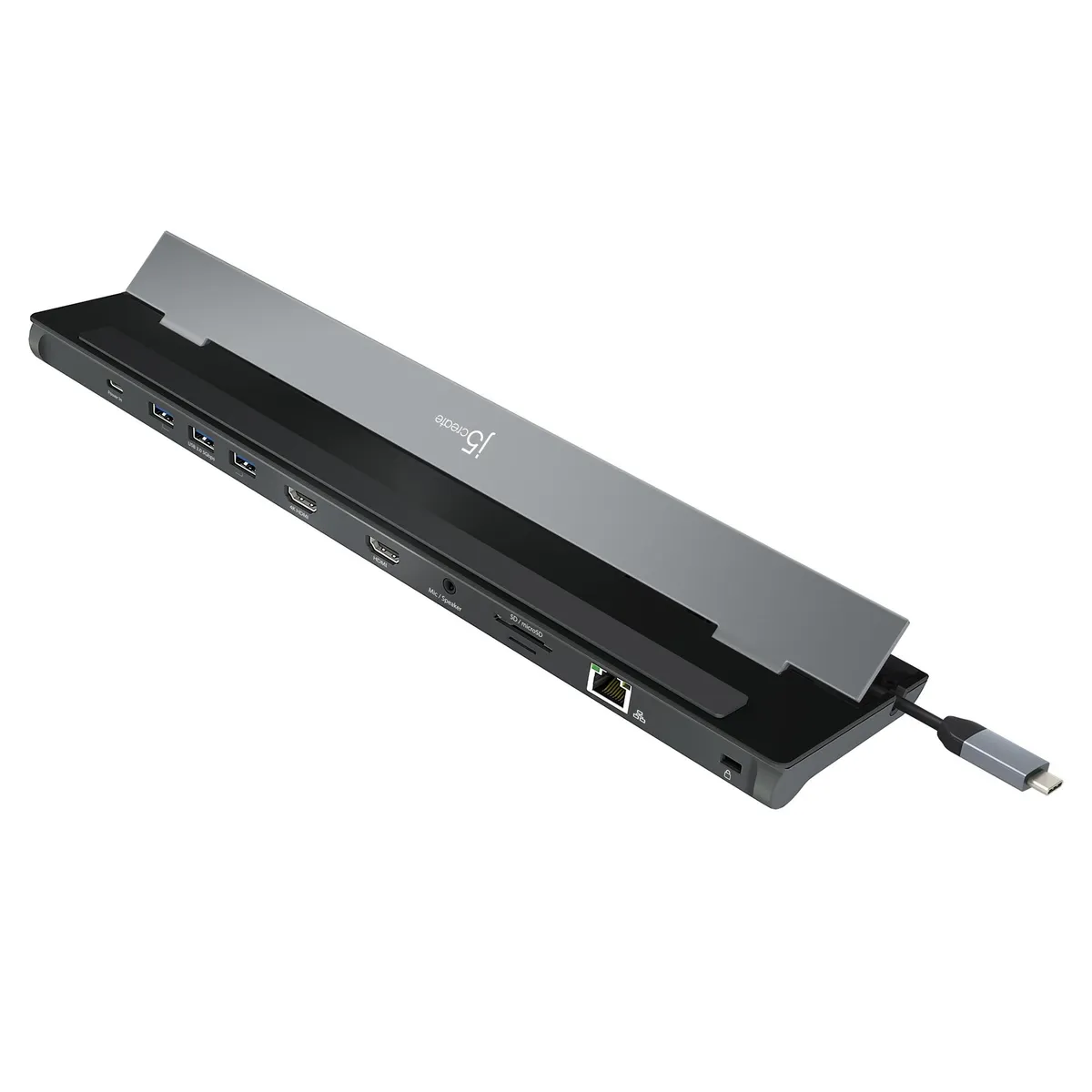 Док-станція J5create USB-C 10-в-1 (JCD542-N) - мініатюра 4
