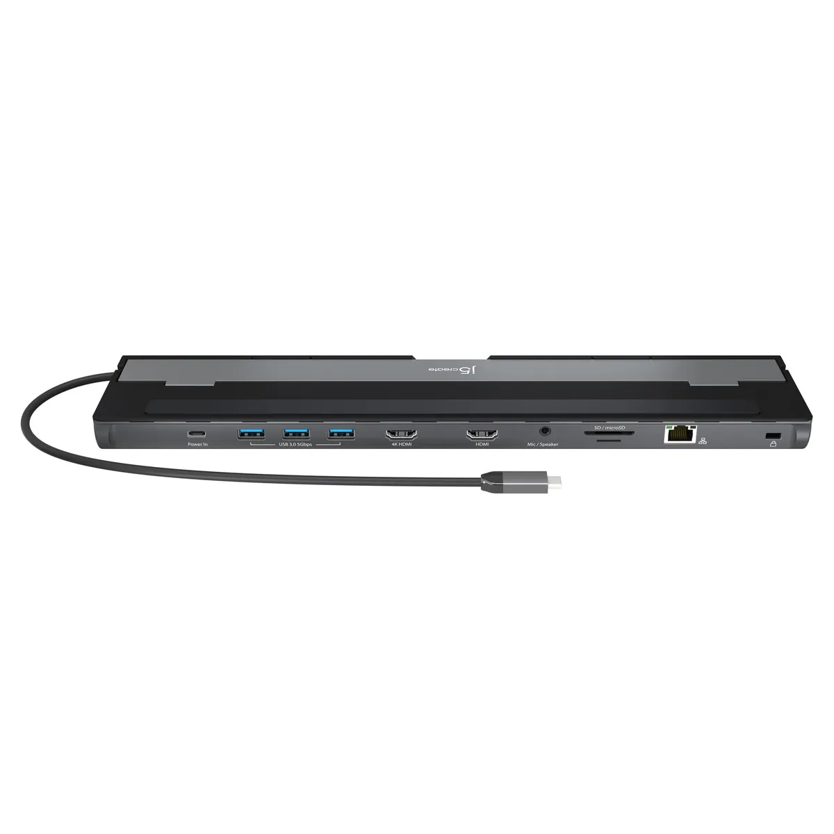 Док-станція J5create USB-C 10-в-1 (JCD542-N) - мініатюра 8