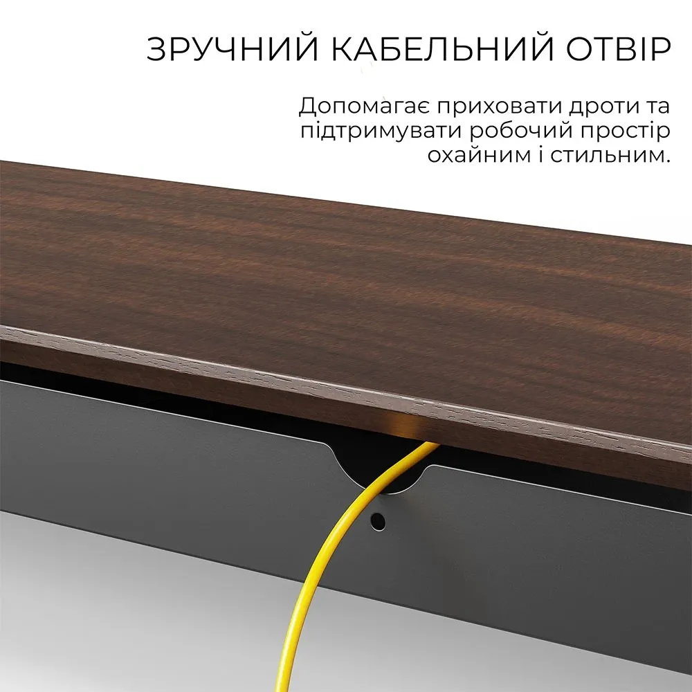 Підставка для монітора OfficePro MR161DW Dark Wood/Black - мініатюра 8