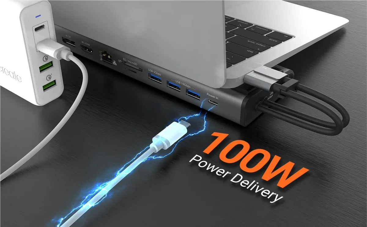 Док-станція J5create USB-C 12-в-1 (JCD552-N) - мініатюра 10
